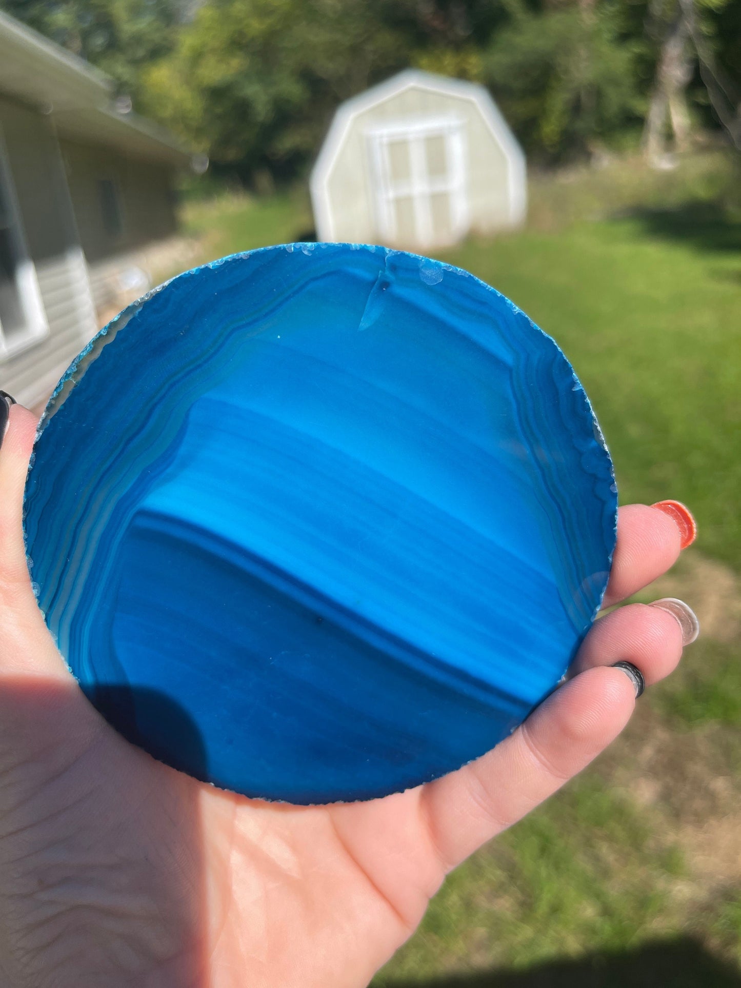 Goddess Agate Coaster