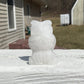 Clear Quartz Crystal Owl Carving