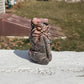 Rhodonite Owl Carving