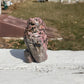Rhodonite Owl Carving
