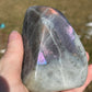 Purple Flash Labradorite Crystal Freeform
