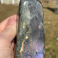 Purple Flash Labradorite Crystal Freeform Carving: 10.8oz
