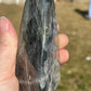 Purple Flash Labradorite Crystal Freeform Carving: 10.8oz