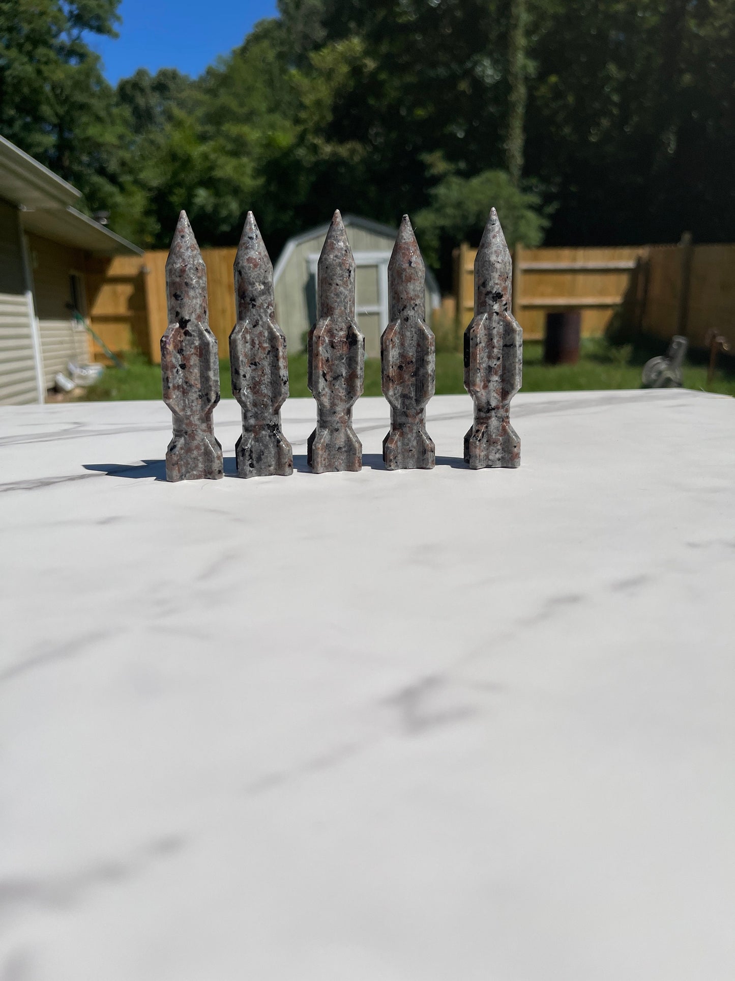 Yooperlite Crystal Missile Carving