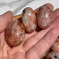 Golden Sunstone Crystal Tumbles: Copper Flash Meditation Stone
