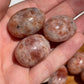 Golden Sunstone Crystal Tumbles: Copper Flash Meditation Stone