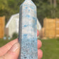 Trolleite Crystal Tower: Meditation Stone Carving (3.6in)