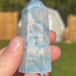 Trolleite Crystal Tower: Carved Meditation Stone (2.6in)