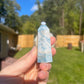 Trolleite Crystal Tower: Carved Meditation Stone (2.6in)