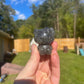 Labradorite Hello Kitty Carving: Crystal Meditation Stone