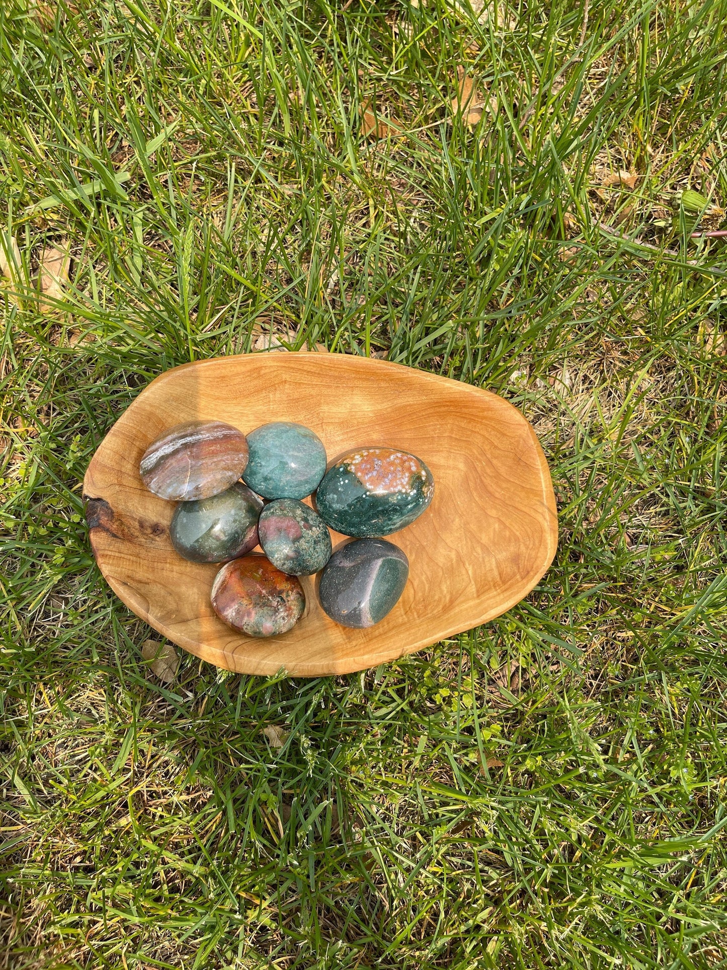 Ocean Jasper Palm Stone