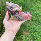 Heavy Mookaite Dragon Head Carving