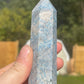 Trolleite Crystal Tower: Carved Meditation Stone