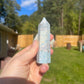 Trolleite Crystal Tower: Meditation Stone Carving (3.7in)