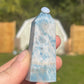 Trolleite Crystal Tower: Carved Meditation Stone (2.6in)