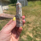 Druzy Sphalerite Tower with Pyrite: Reiki Healing Crystal
