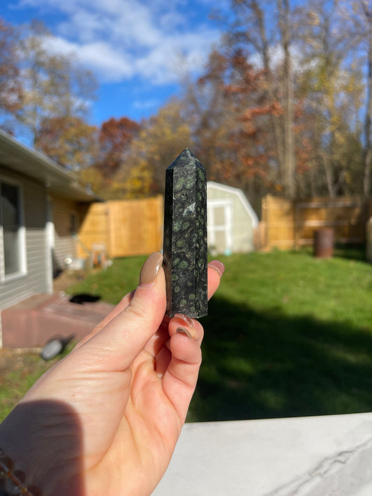 Kambaba Jasper Crystal Tower