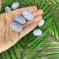 Lepidolite Tumbled Stone: Purple Mica Crystal for Meditation