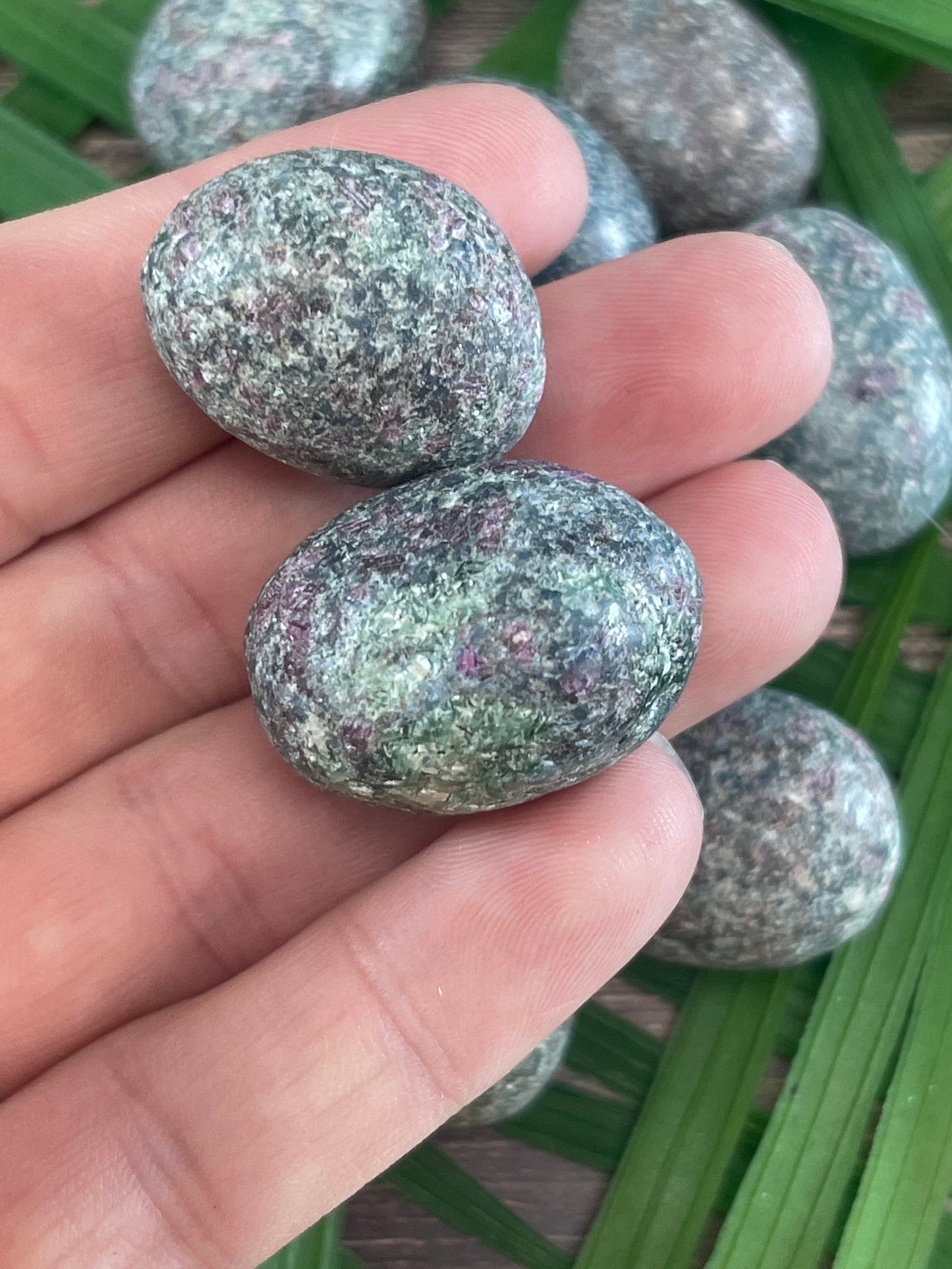 Ruby in Kyanite Tumbled Stone: Pocket Crystal Gift