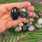 Ocean Jasper Tumbled Stone: Crystal Carving, Meditation Stone