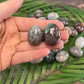Ocean Jasper Tumbled Stone: Crystal Carving, Meditation Stone
