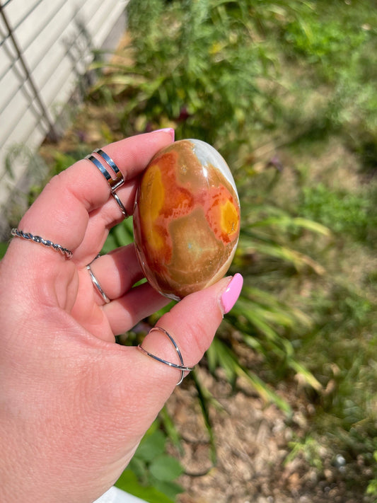 Polychrome Palm Stone