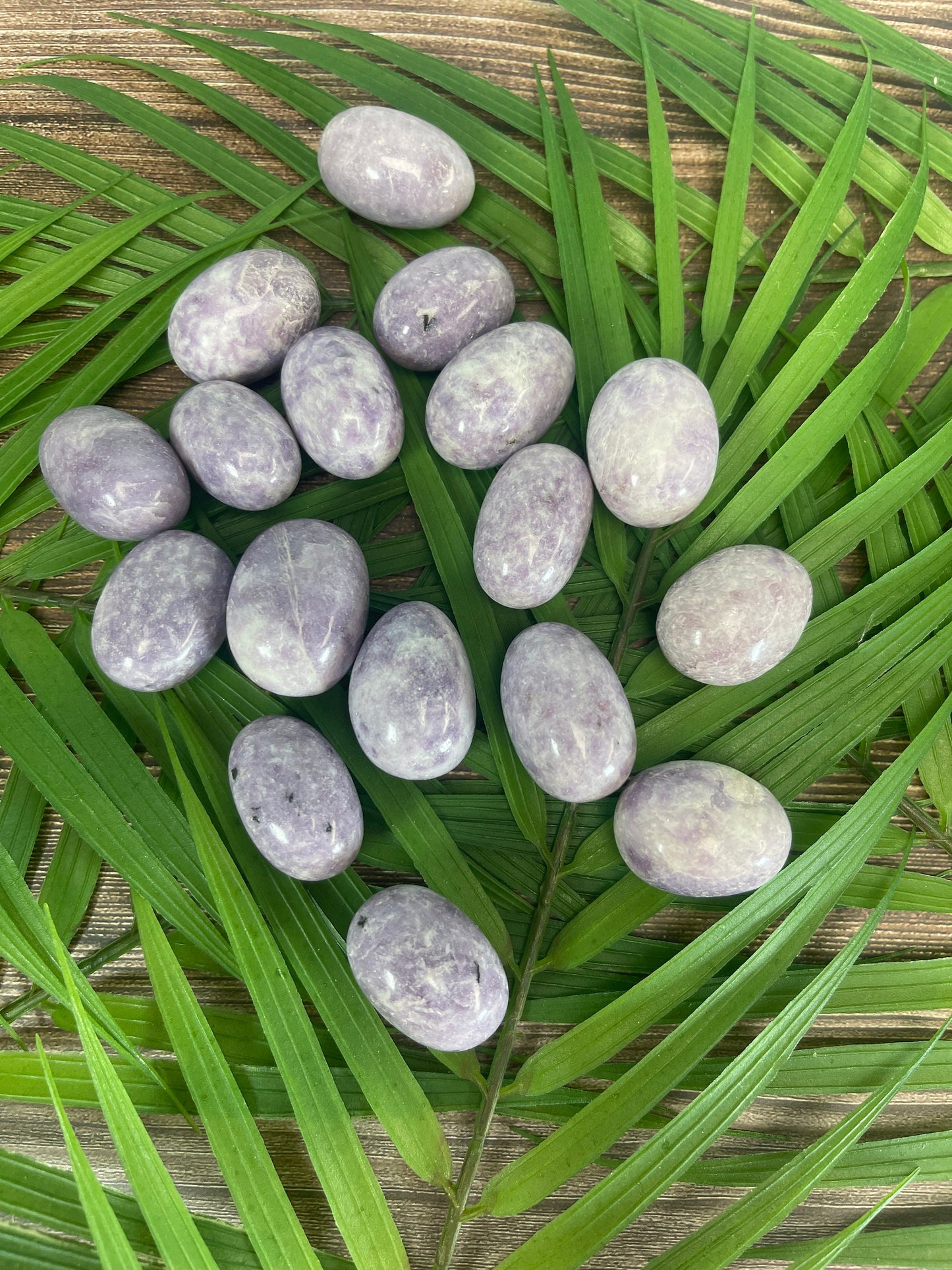 Lepidolite Tumbled Stone: Purple Mica Crystal for Meditation
