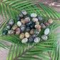 Ocean Jasper Tumbled Stone: Crystal Carving, Meditation Stone