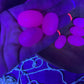 Pink Calcite Tumbled Stone: UV Reactive Pocket Stone