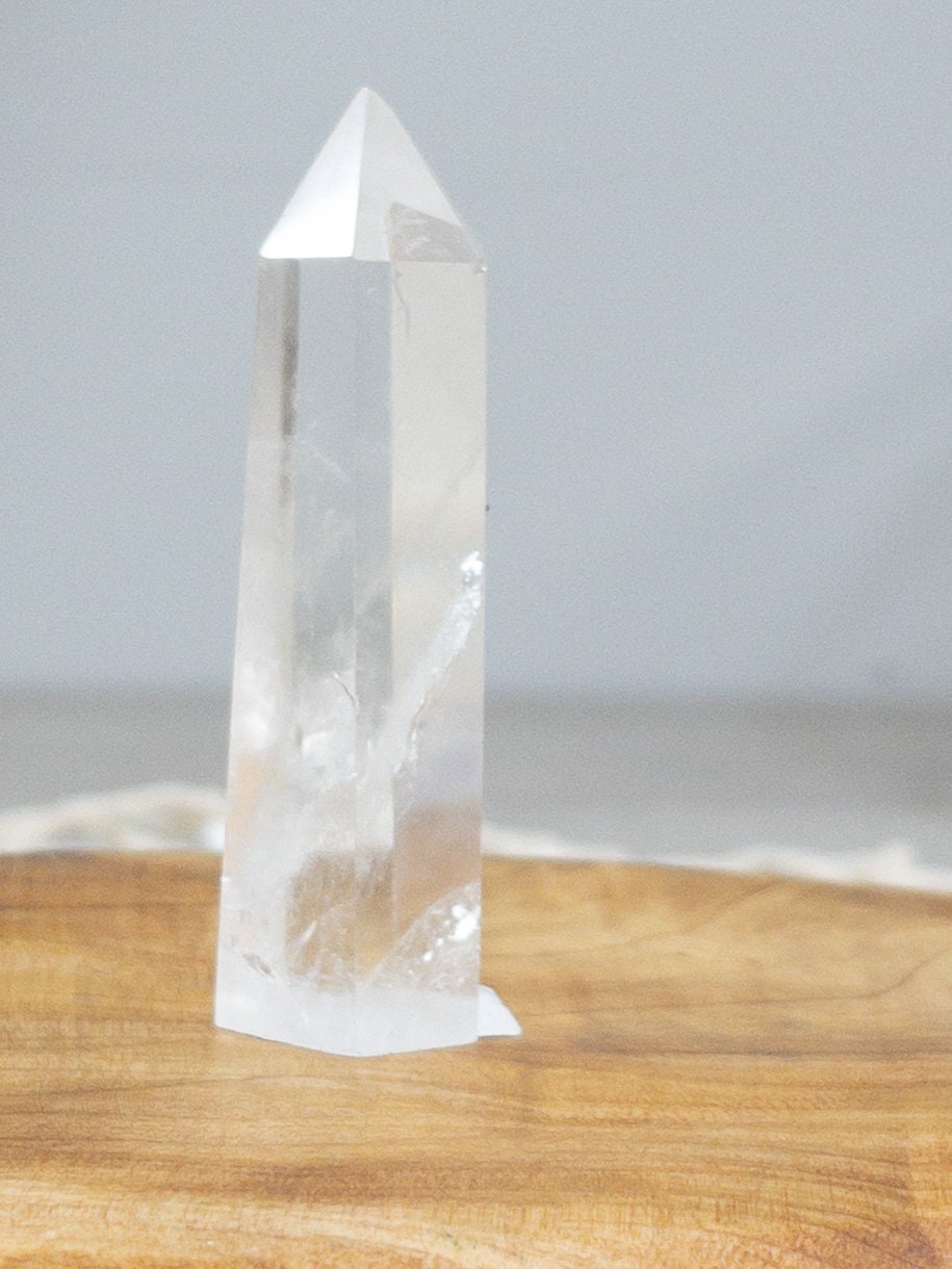 Clear Quartz Crystal Tower | Crystal Carving | Crystal Gift | Meditation Crystal