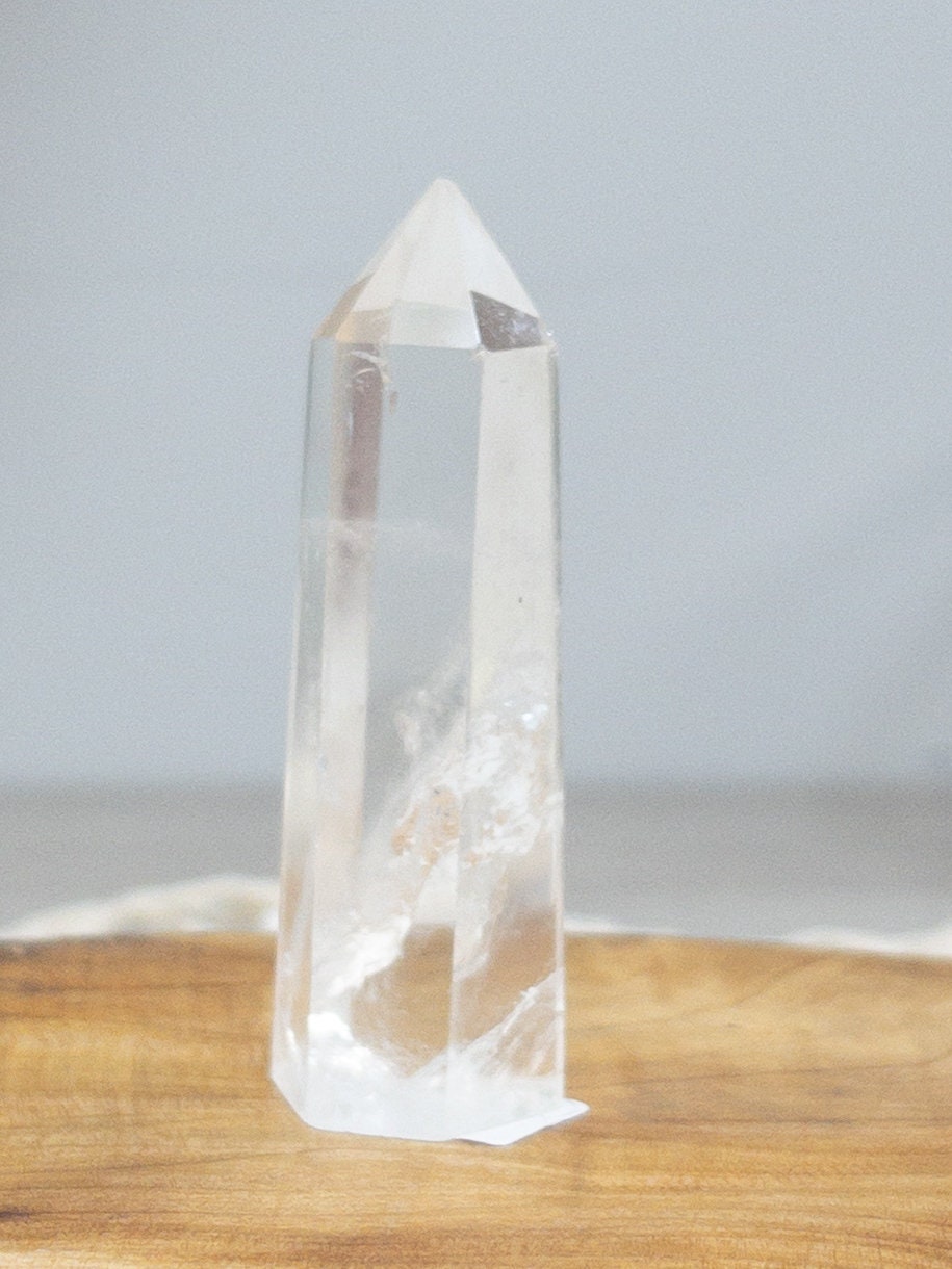 Clear Quartz Crystal Tower | Crystal Carving | Crystal Gift | Meditation Crystal
