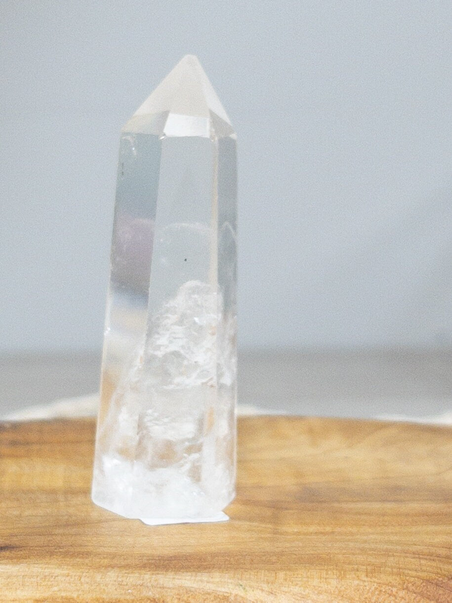 Clear Quartz Crystal Tower | Crystal Carving | Crystal Gift | Meditation Crystal