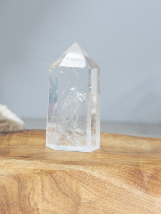 Clear Quartz Crystal Point Tower