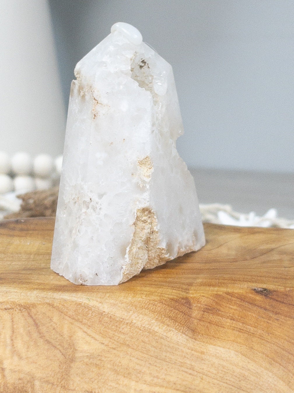 Snowflake agate tower