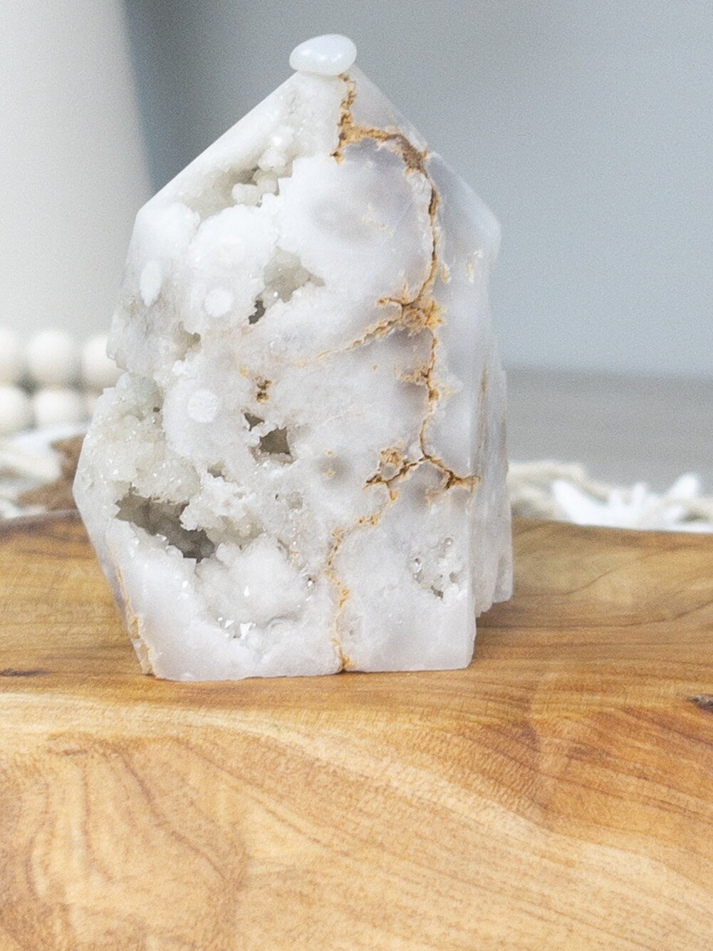 Snowflake Agate Point/Tower