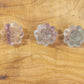 Mini Fluorite Crystal Flower Carving
