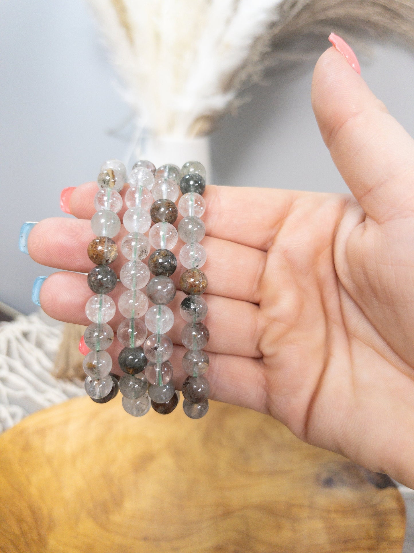 Lodolite Bracelet | Garden Quartz Bracelet