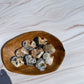 Druzy Sphalerite Heart Palm Stone