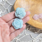 1 Caribbean Calcite Rose Carving