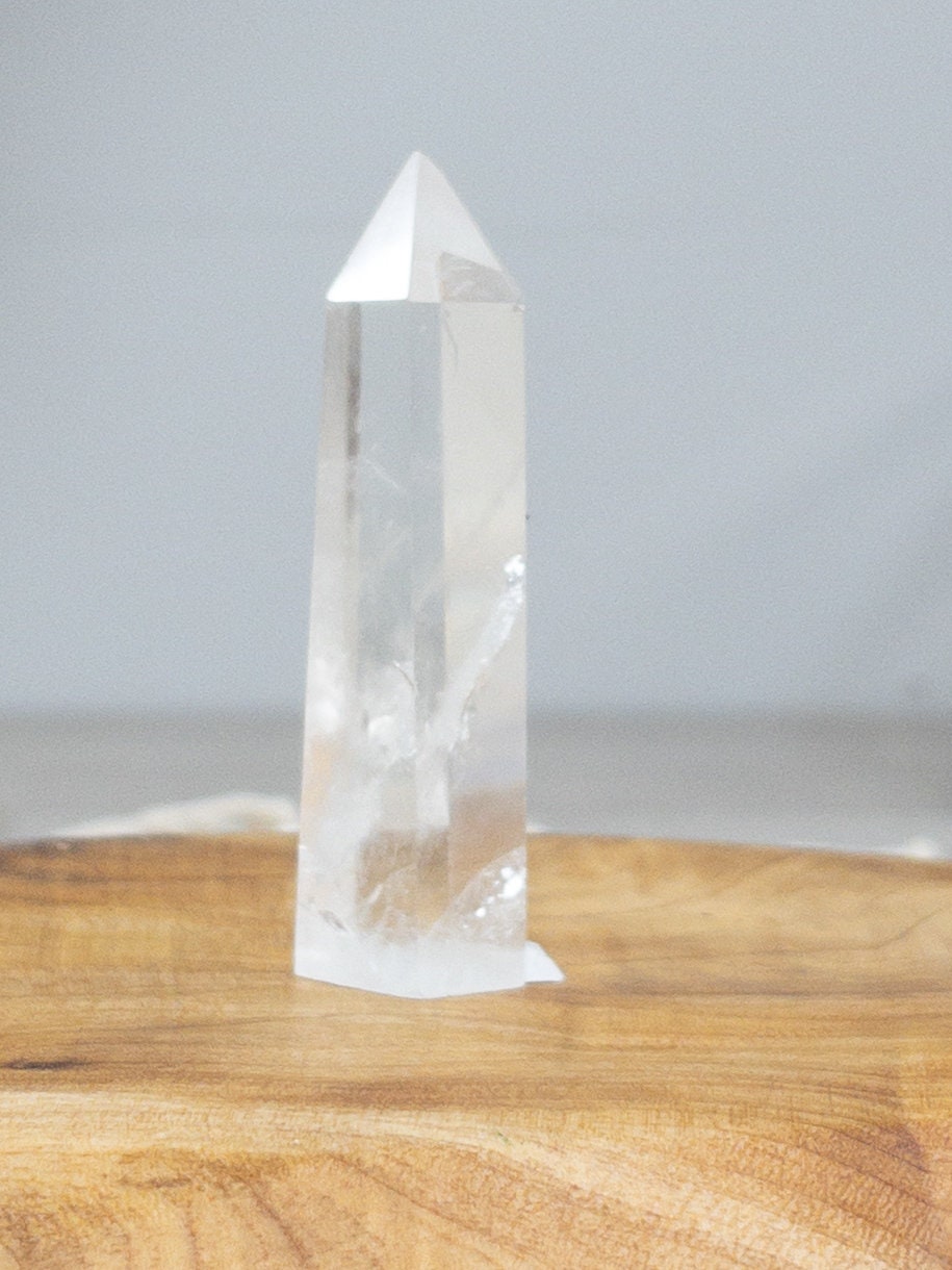 Clear Quartz Crystal Tower | Crystal Carving | Crystal Gift | Meditation Crystal
