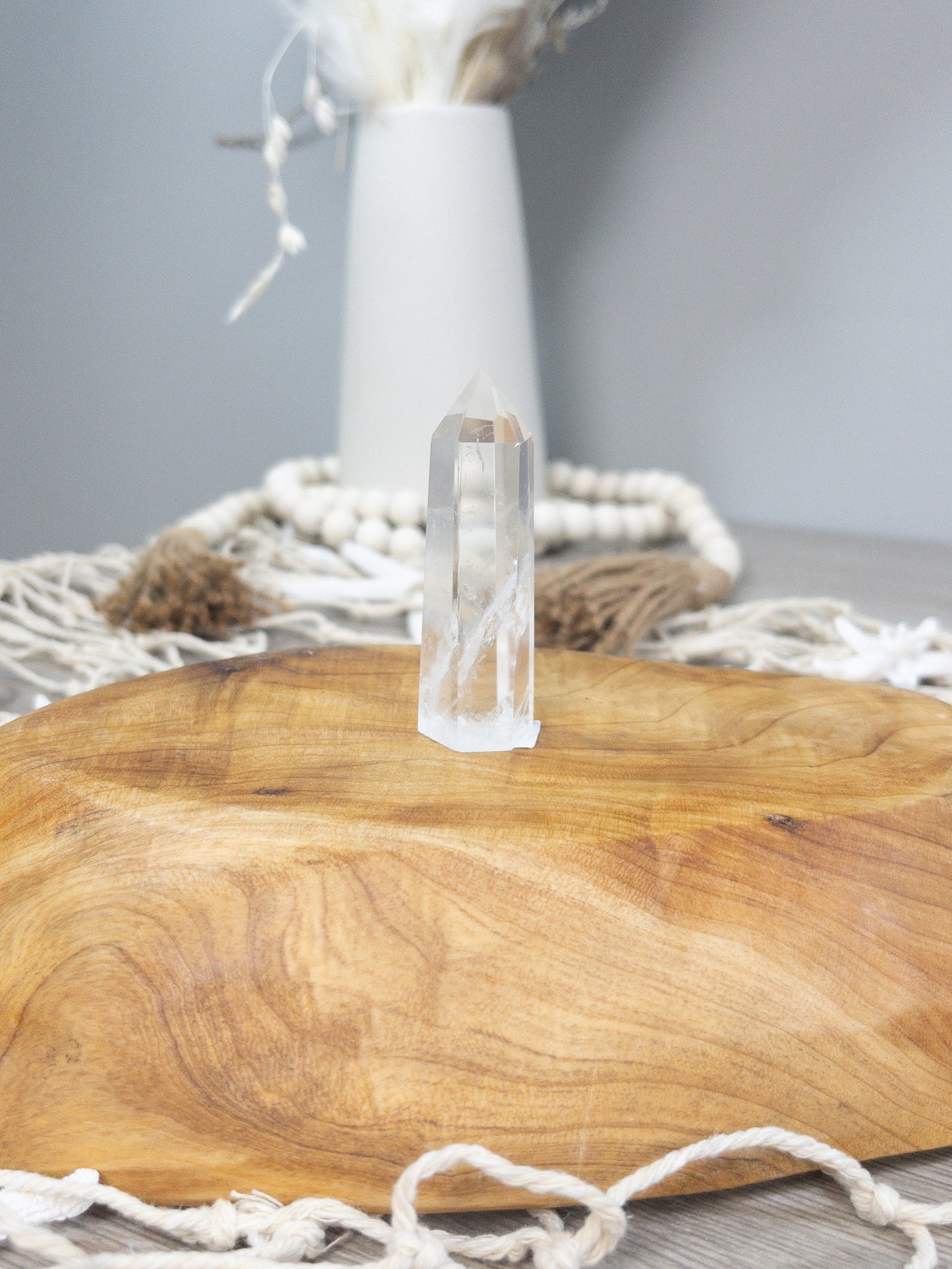 Clear Quartz Crystal Tower | Crystal Carving | Crystal Gift | Meditation Crystal