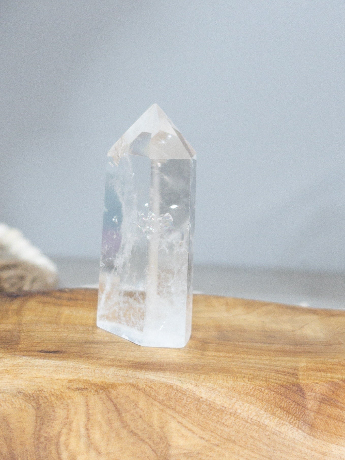 Clear Quartz Crystal Point Tower