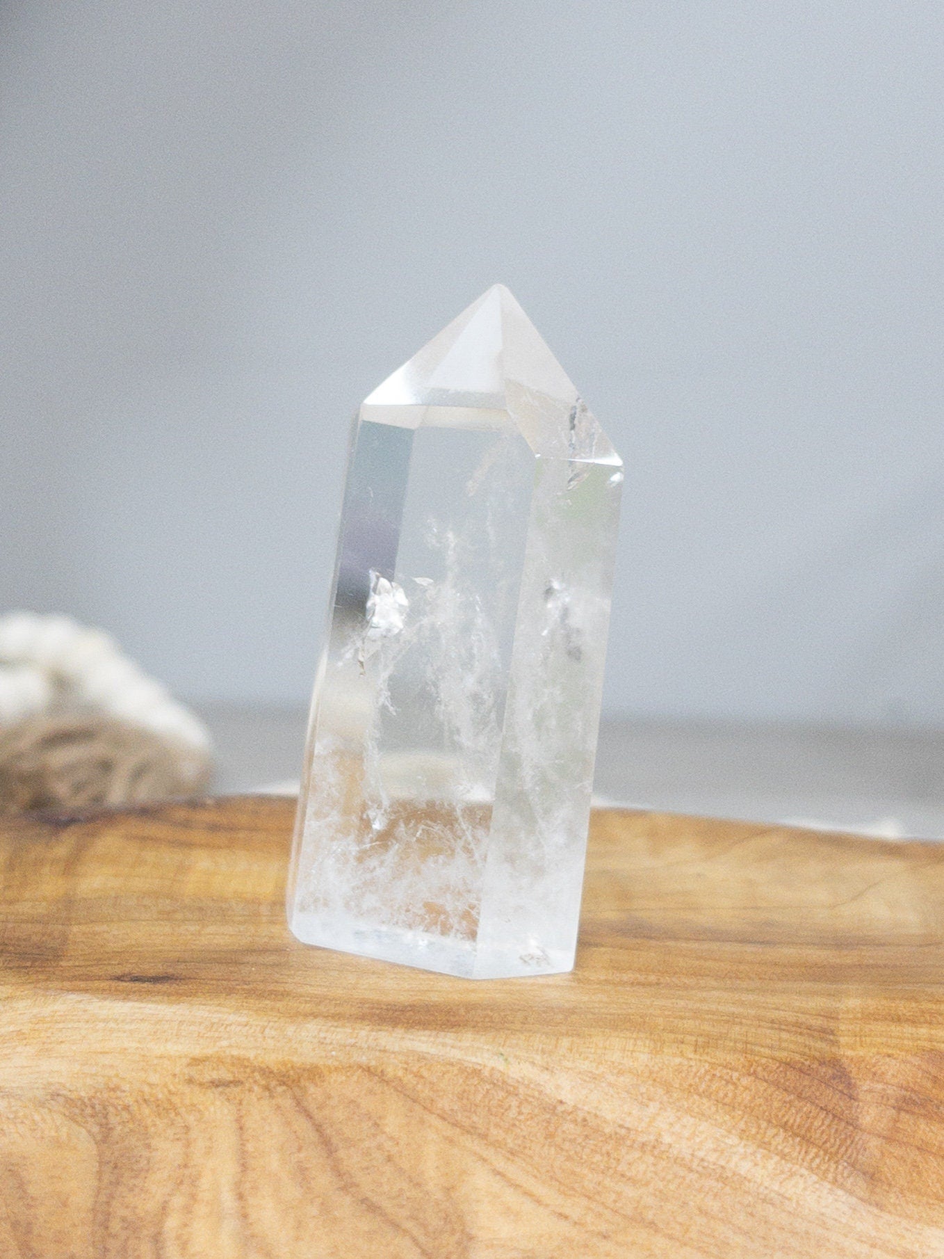 Clear Quartz Crystal Point Tower