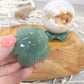 Green Aventurine Flower Sphere Holder | Manifest abundance and prosperity