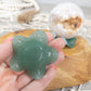 Green Aventurine Flower Sphere Holder | Manifest abundance and prosperity
