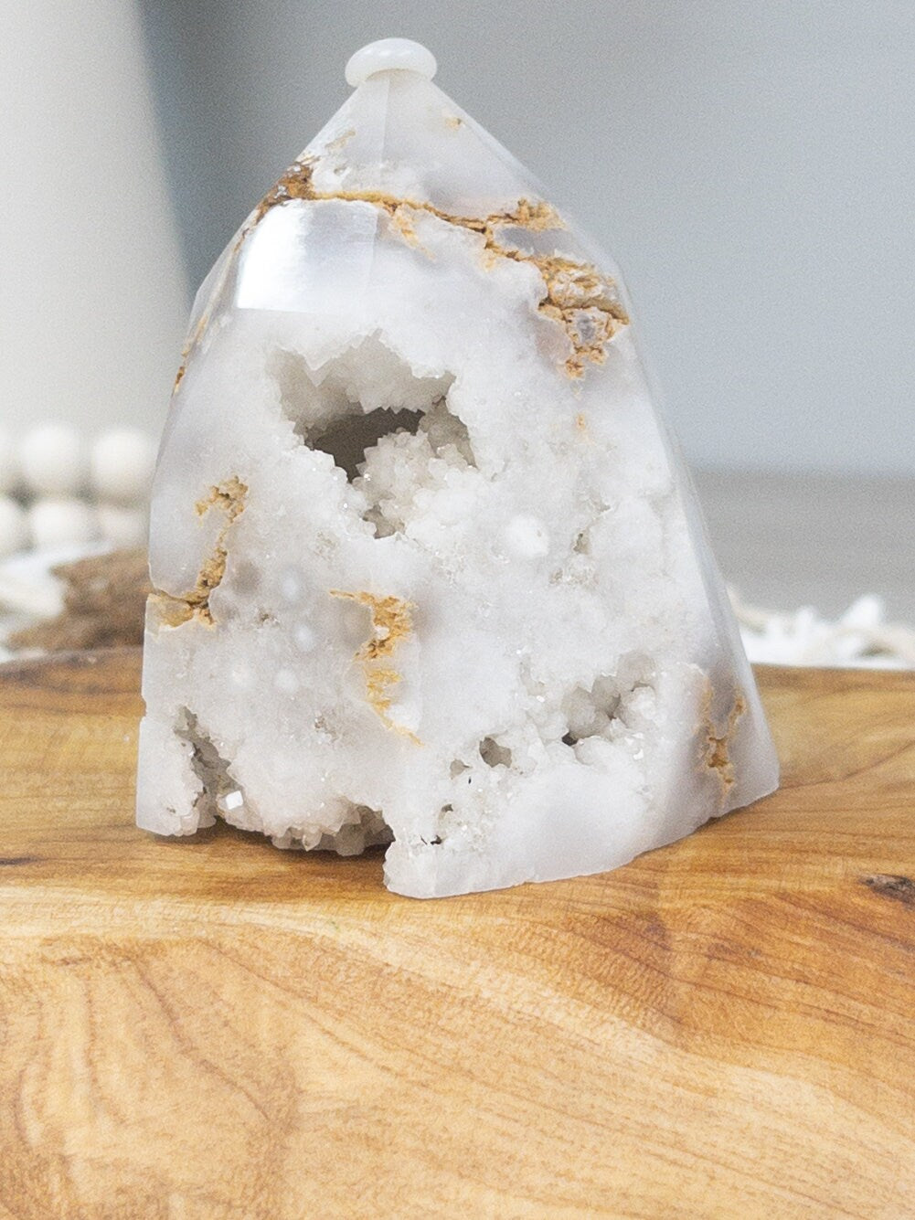 Snowflake Agate Point/Tower