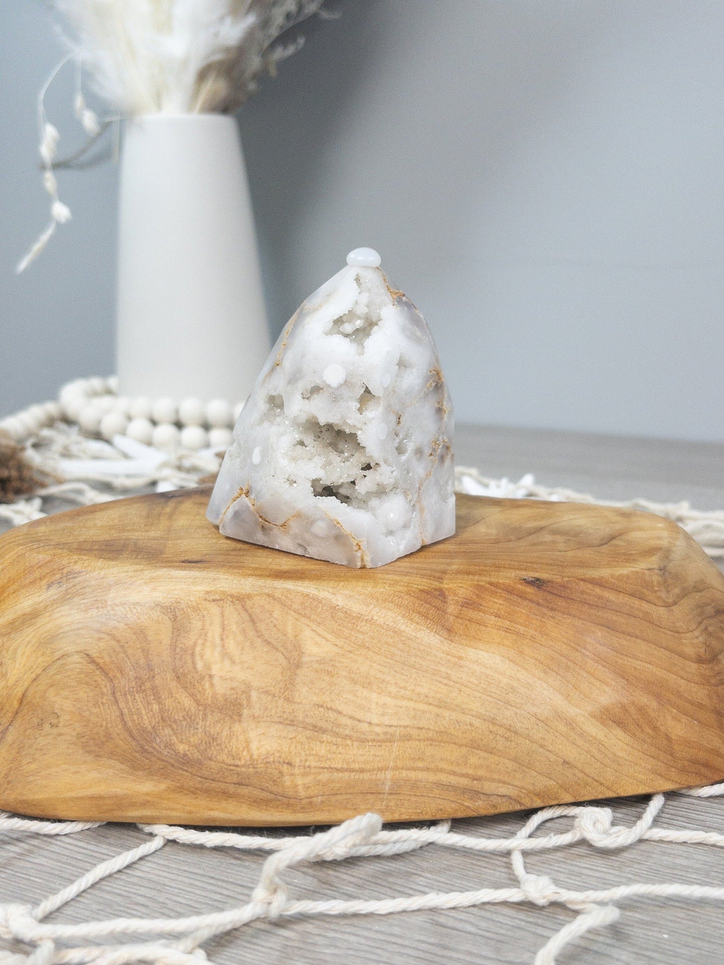 Snowflake Agate Point/Tower