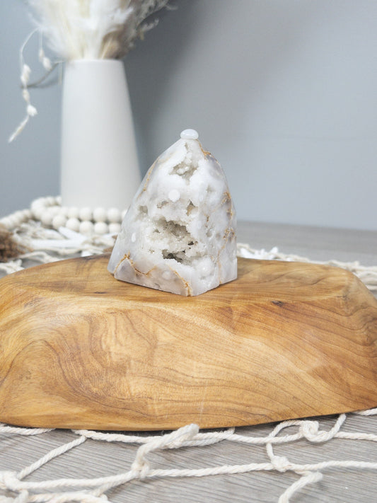 Snowflake Agate Point/Tower