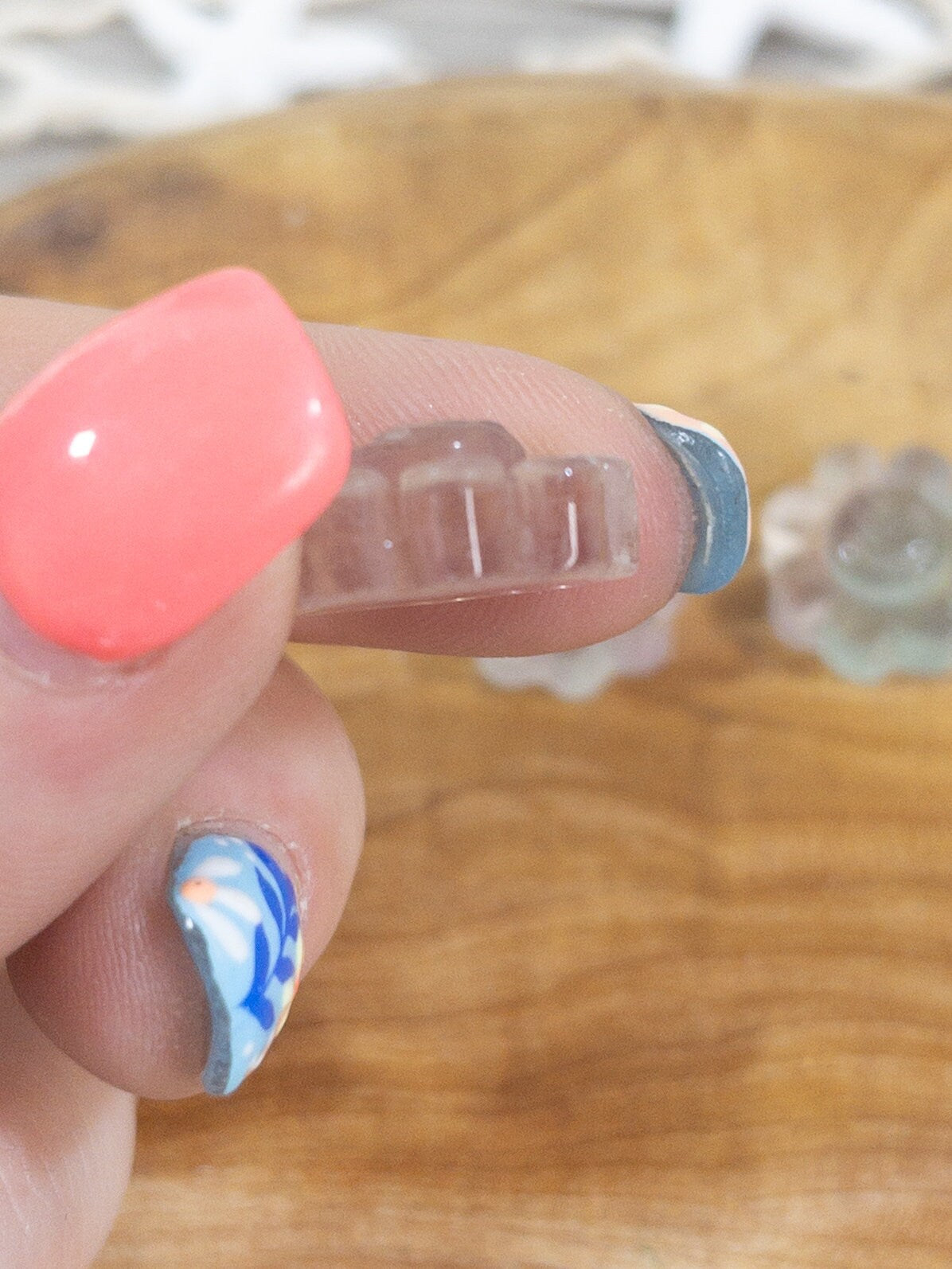 Mini Fluorite Crystal Flower Carving