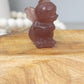 Strawberry Quartz Bee Carving